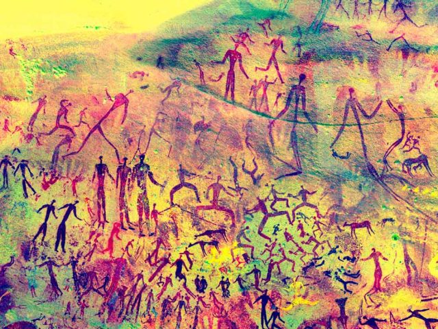 Forschungsunternehmen zur Dokumentation und Publikation von ca. 8000 Jahre alten Felszeichnungen in der Höhle „Wadi Sura - The Cave of Beasts“